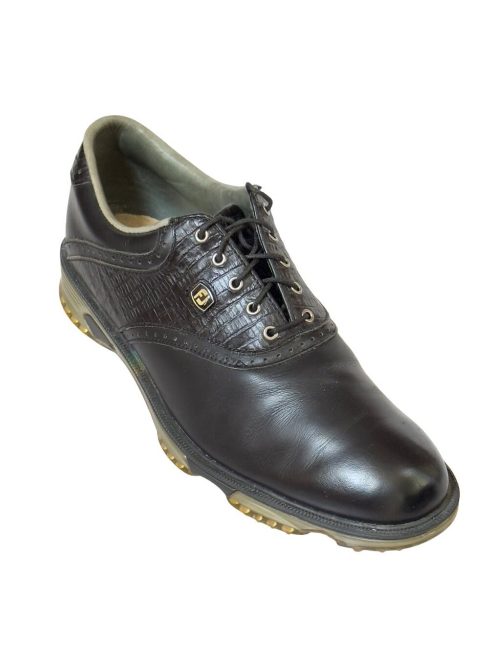 FOOT JOY Mens DryJoy Tour Golf Shoes FJ#53676 (Black/Black) Size 11n